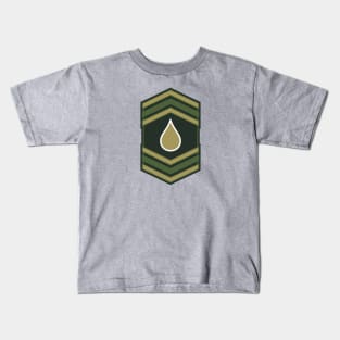 Oil Drop Insignia (Military Green) [Rx-Tp] Kids T-Shirt